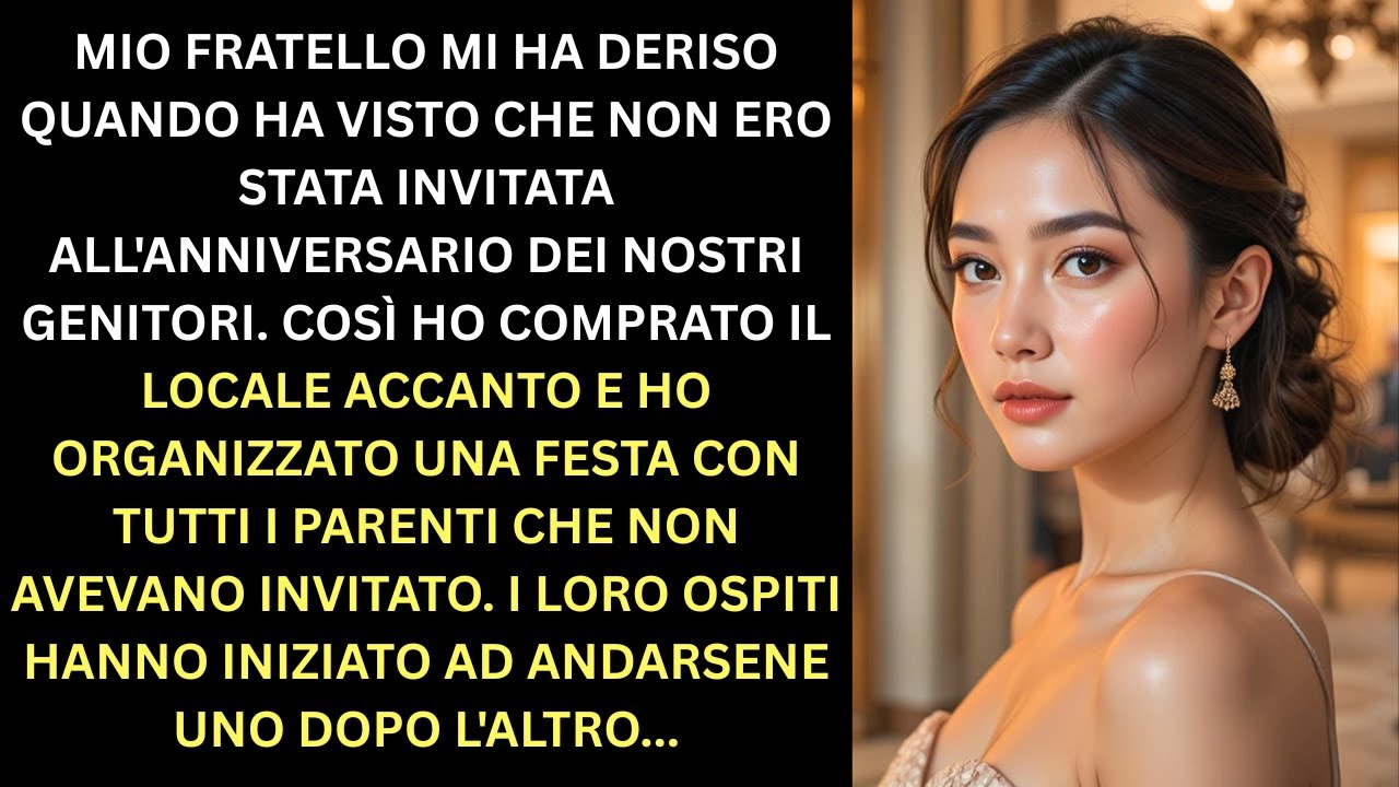 Mio fratello mi ha derisa perché non invitata — così ho organizzato una festa più grande1