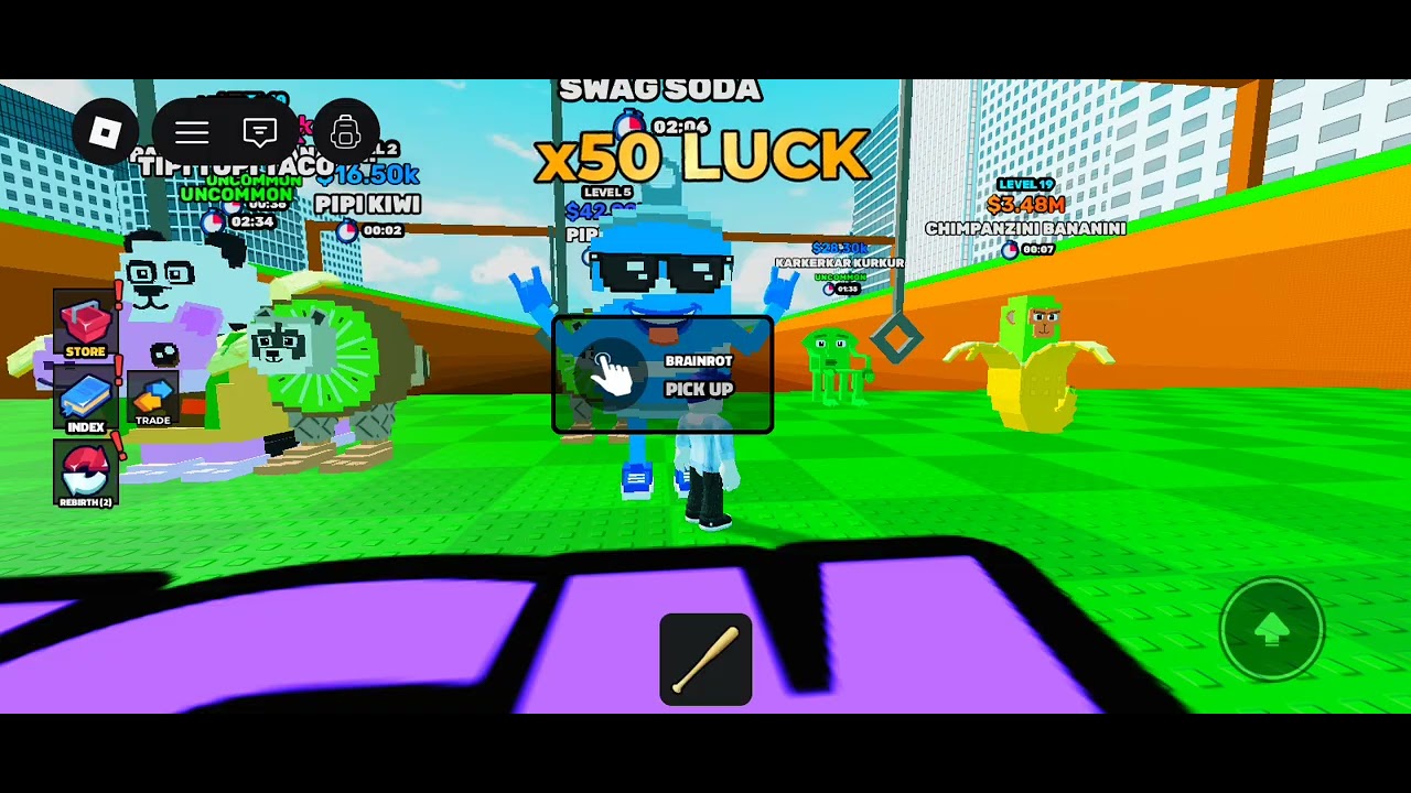 Playing swing for brainrots 