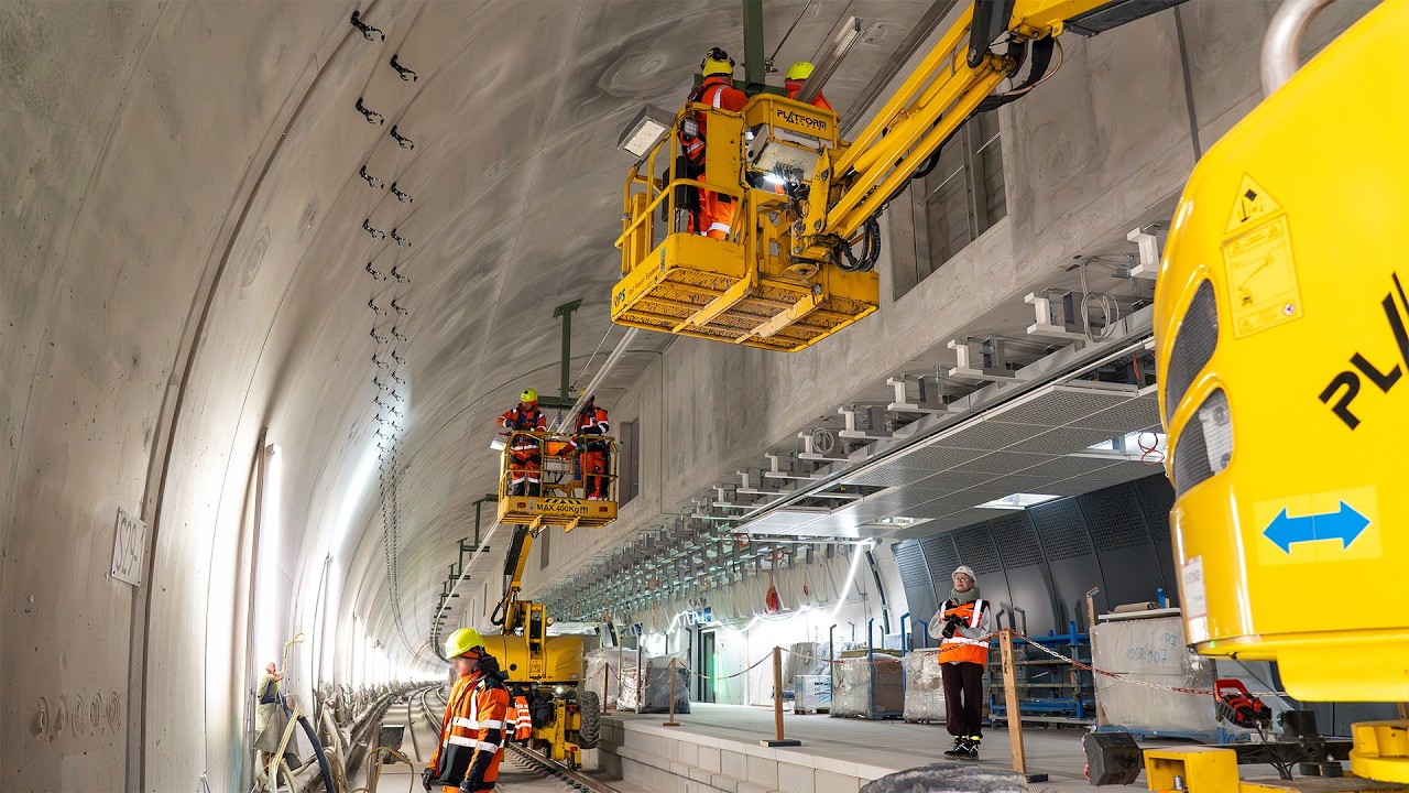 Stuttgart 21: Strom f&uuml;r die Z&uuml;ge am Flughafenbahnhof