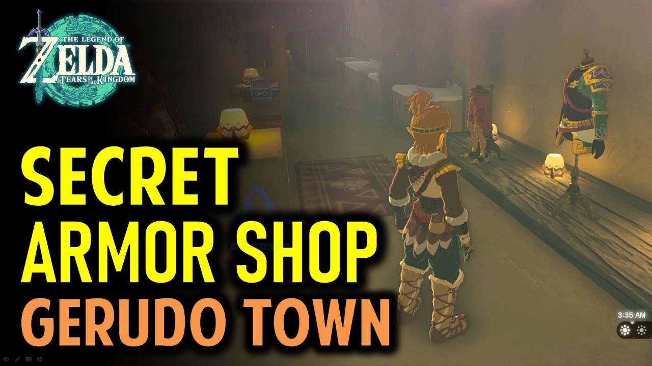 Gerudo Town Secret Armor Shop Location | Legend of Zelda: Tears of the Kingdom