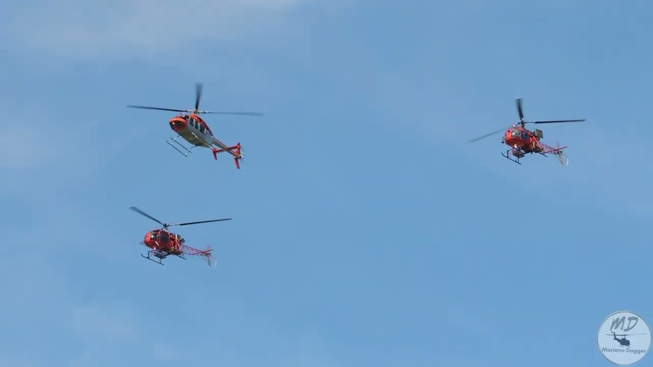 Desfile por el 113° Aniversario de la Fuerza Aérea Argentina visto desde la cabecera norte de Moron