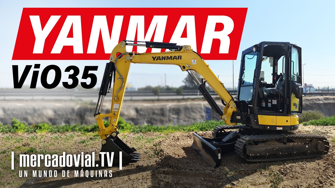 Miniexcavadora Yanmar ViO35 | 3.800 Kg | Compacta, Versátil, Potente y Confiable | Origen Japón