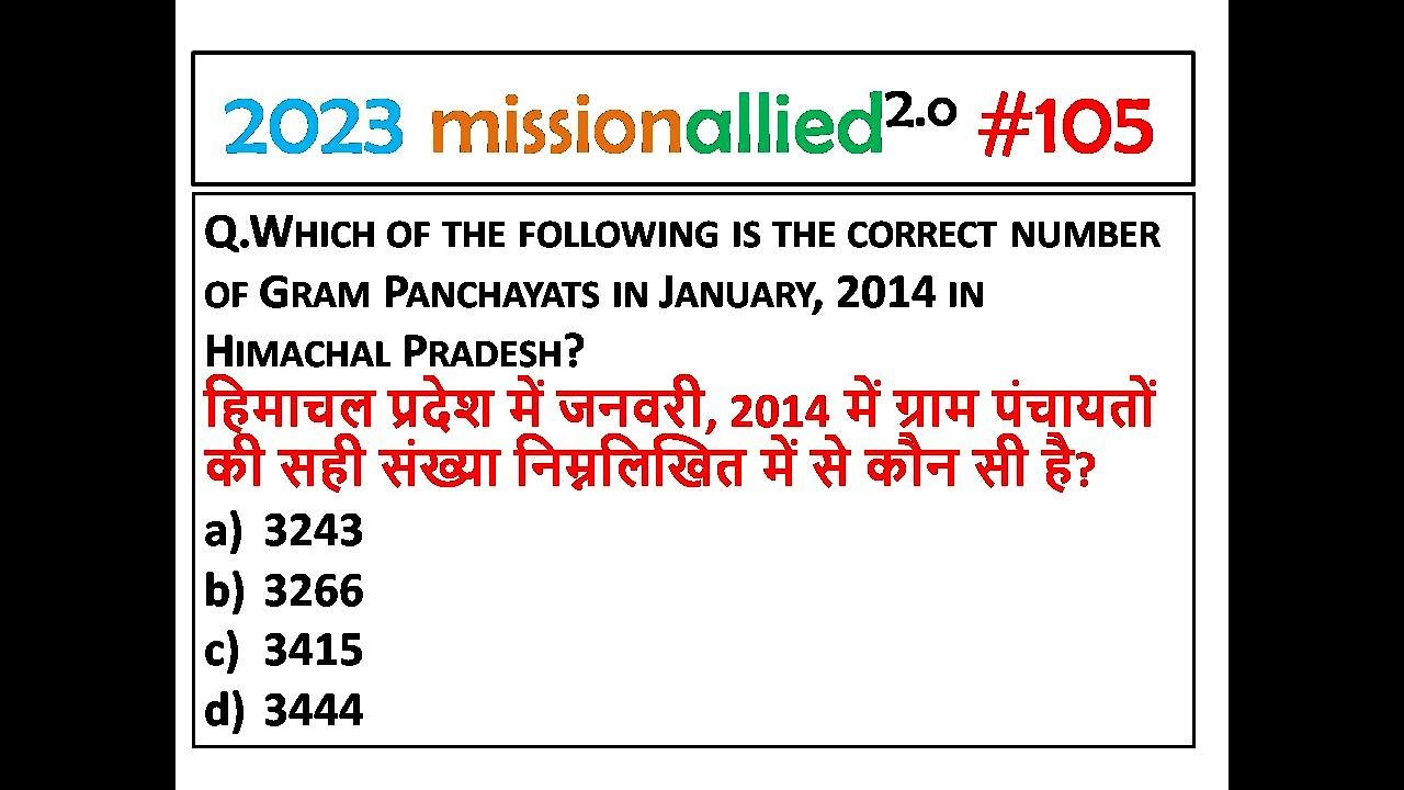 HIMACHAL PRADESH GK FOR  ALLIED SERVICES  PAPER 1 2024  IMPORTANT QUESTION |HISTORY Himachal PRADESH