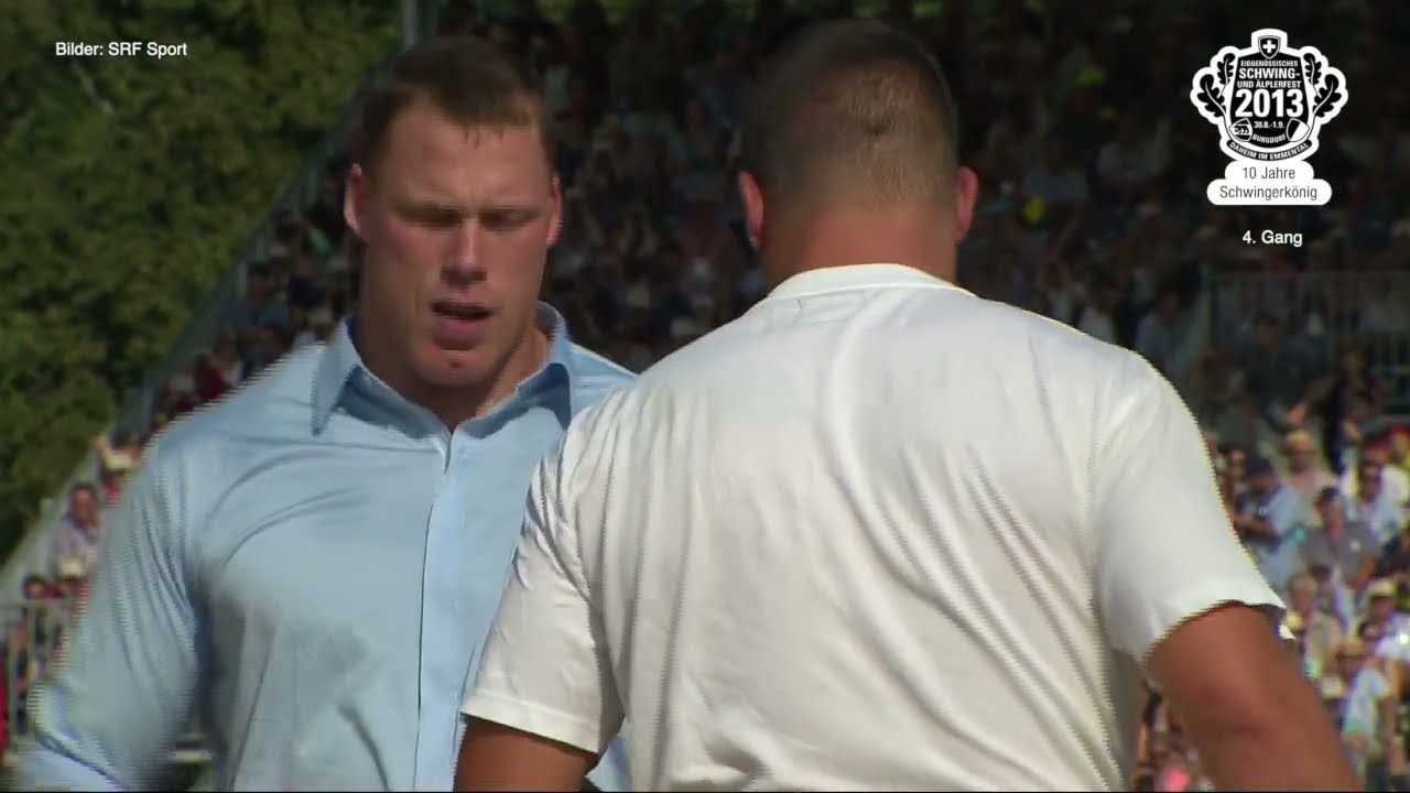 Schwingerkönig ESAF 2013: Matthias Sempach vs Reto Nötzli (4. Gang)