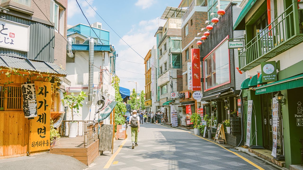 [4K] Relaxing Seoul Street Photography Diary POV EP02 Seochon Village tour Korea 서울 서촌골목 사진 브이로그 두번째