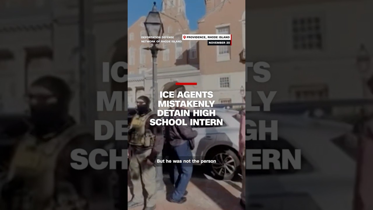 ICE agents mistakenly detain high school intern