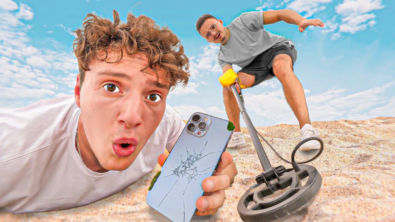 MARCHER 20KM DE PLAGE AVEC UN DÉTECTEUR DE MÉTAL