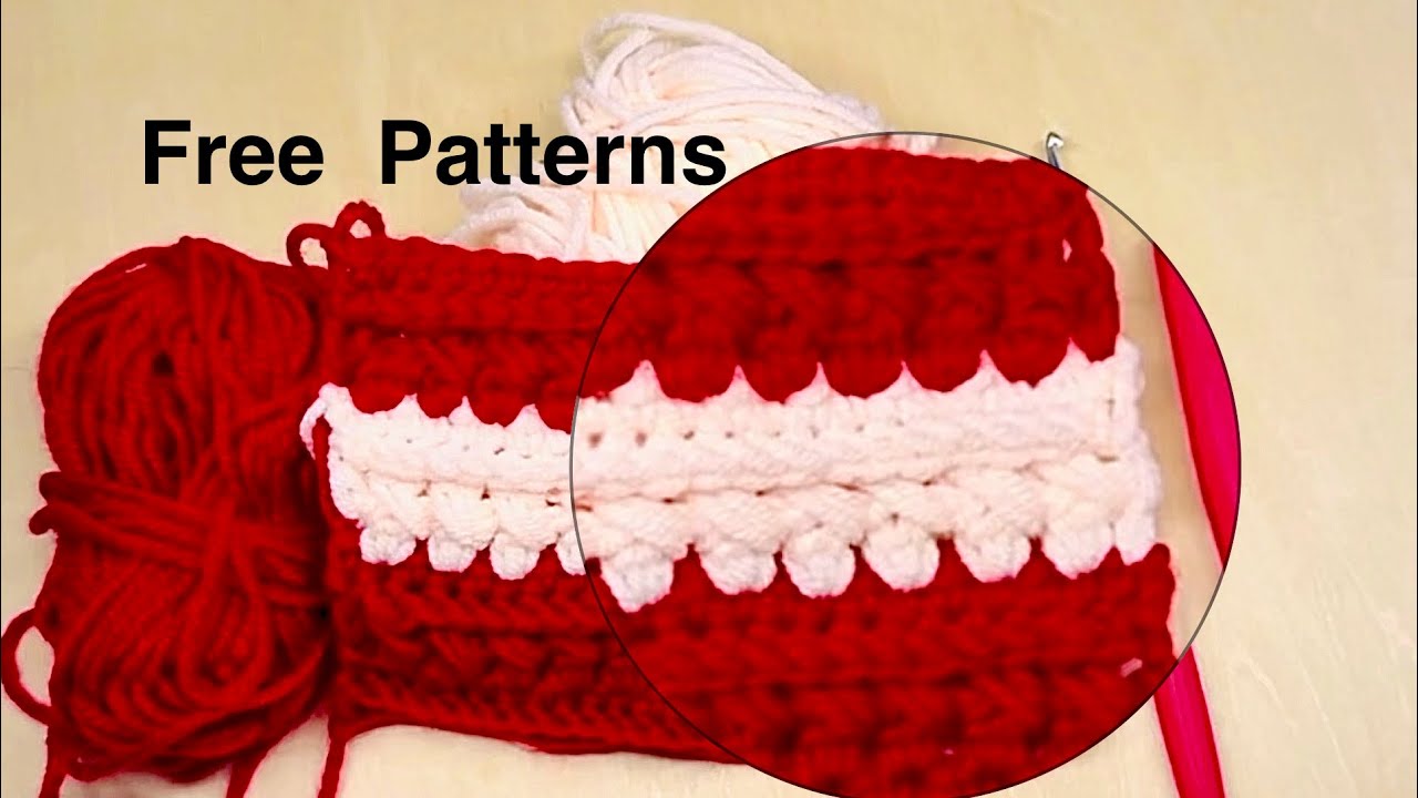#25~Super Easy~Вяжем красивый~легкий  рельефный узор~#crochet