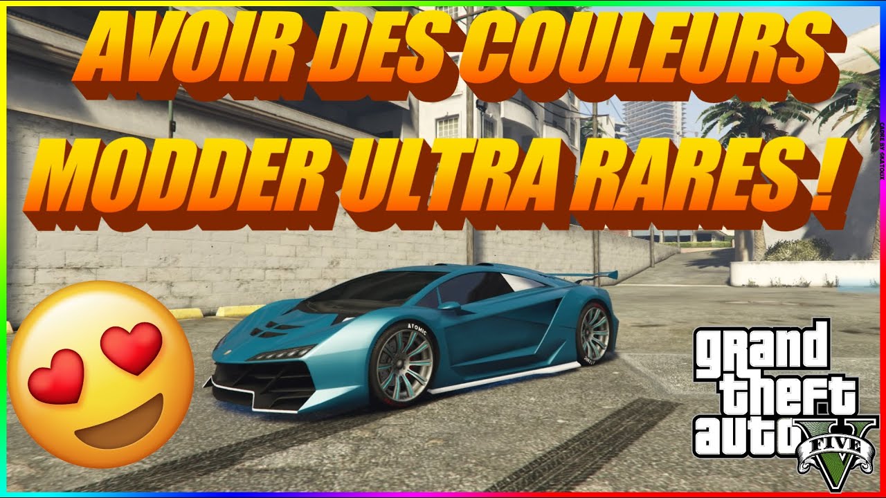 COULEURS DE CREW MODDER RARES SUR GTA 5 ONLINE ! COULEUR DE CREW MODDER GTA 5 ONLINE FR FRANCAIS