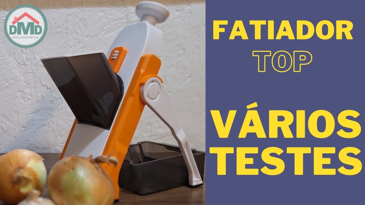 Testando o Novo Fatiador de legumes - Verduras - Frutas - Frios (Maravilhoso)