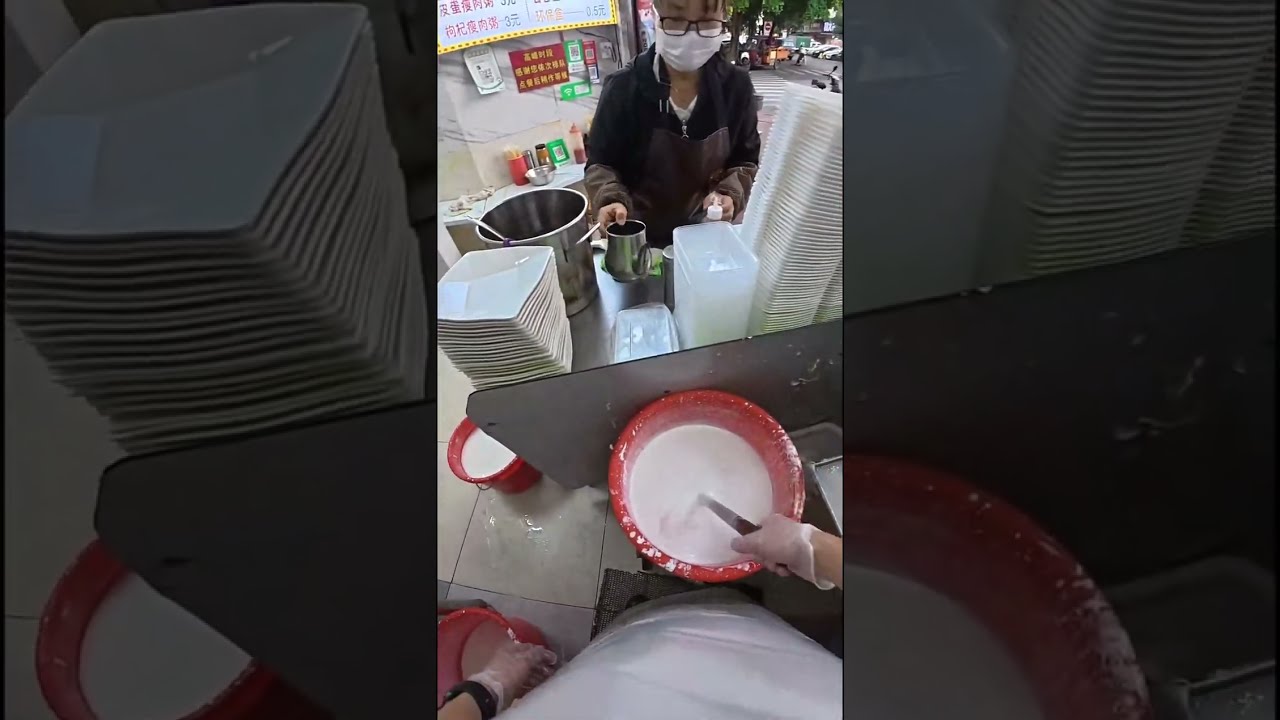 LIVE Street Food POV: Rice Noodle Rolls (Cheung Fun) Made Fresh