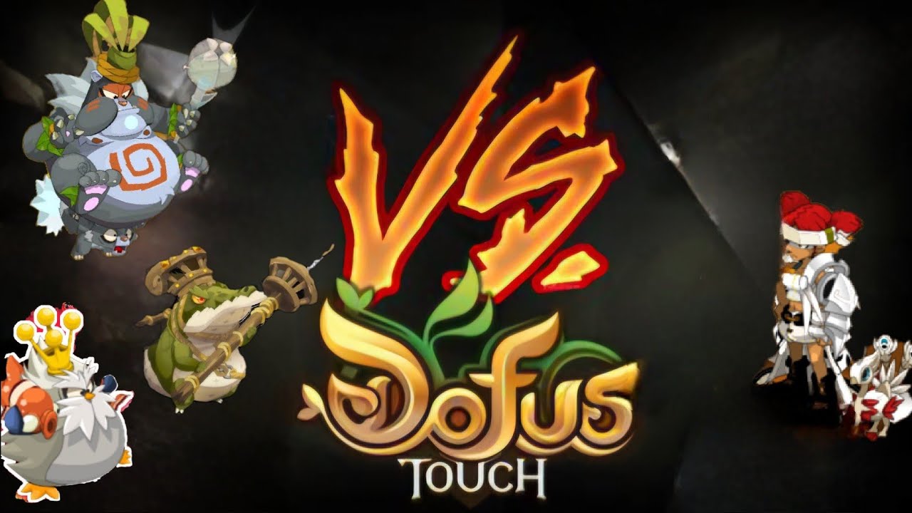 DOFUS TOUCH - Event triple Boss, Celestial Bearbarian + Royal Pingwin + Scale King,  Solotage FECA