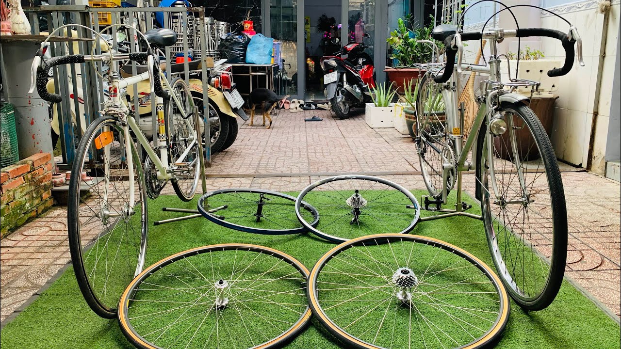 (12/2) Xe đạp Nhật Miyata,Peugeot của Pháp, 2 bộ bánh: lh(0338484135)