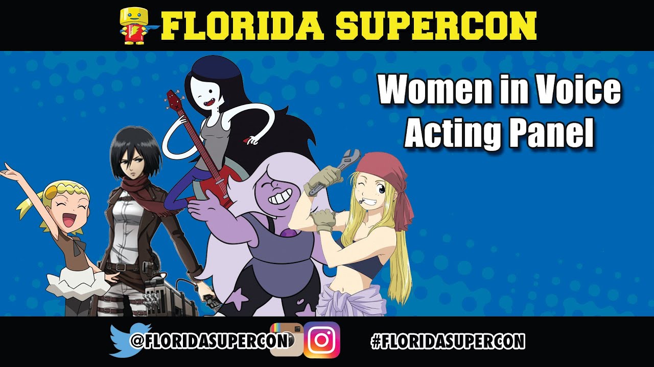 Women in Voice Acting Panel at Florida Supercon 2016