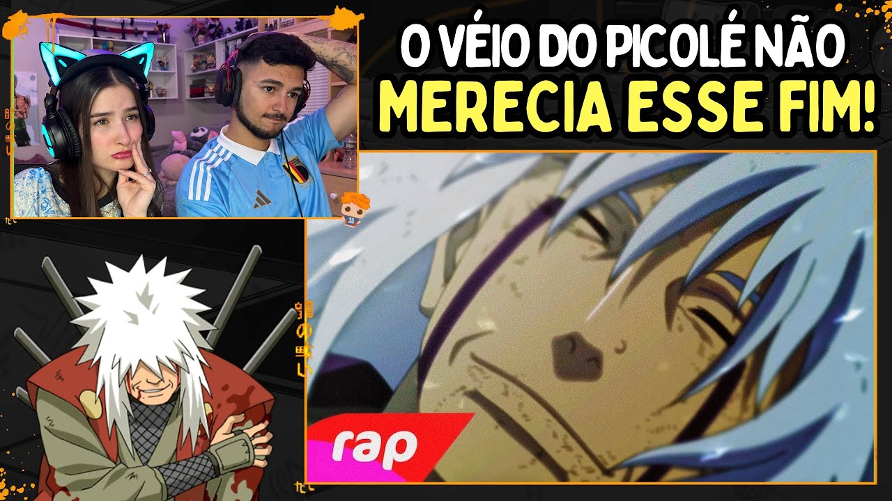 Rap do Jiraiya - O CONTO DE UM NINJA DESTEMIDO | 7 Minutoz (Naruto) | Apenas uma Live