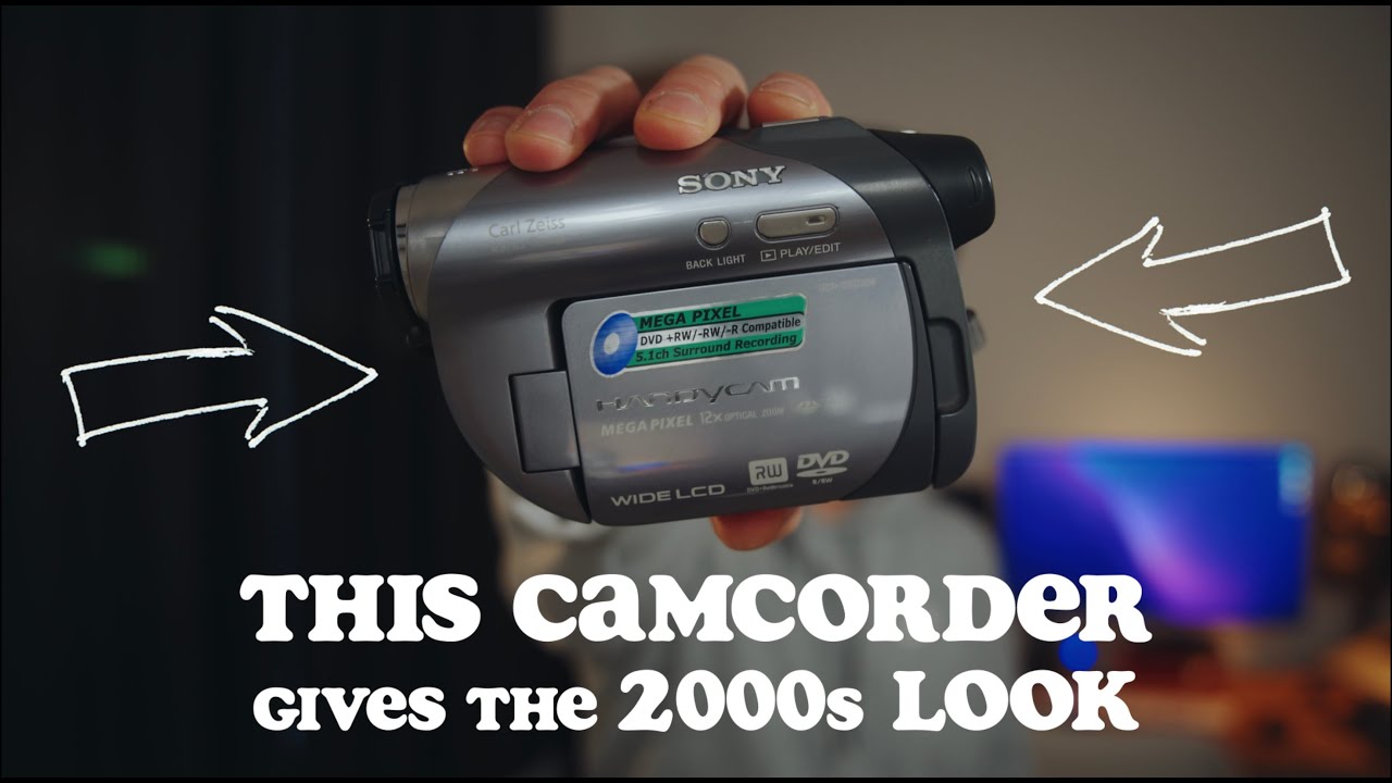THIS Camcorder gives a 2000s look // Sony DCR-DVD304