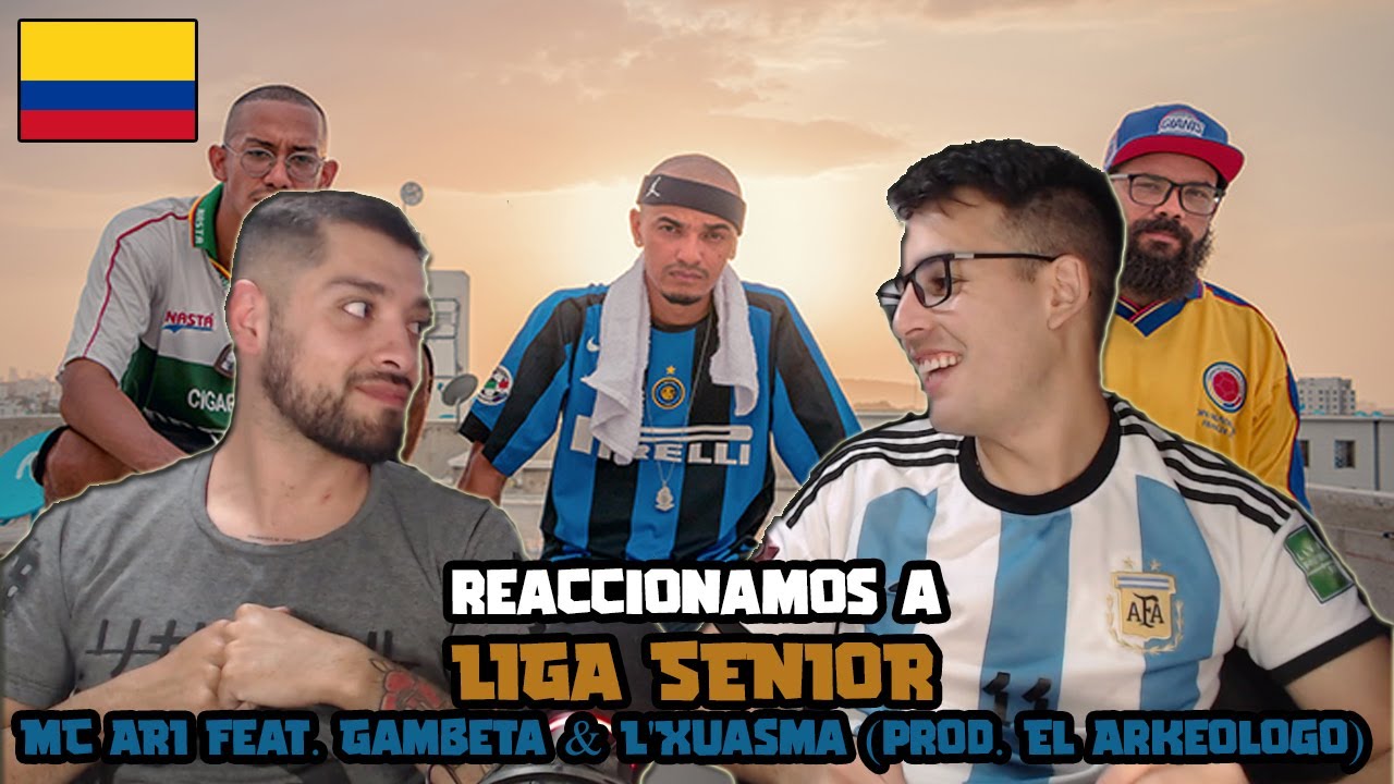 ¡NO HAY RIVAL PARA ESTE RIVALDO! REACCIÓN A LIGA SENIOR - MC Ari feat. Gambeta & L'Xuasma | CBADOS