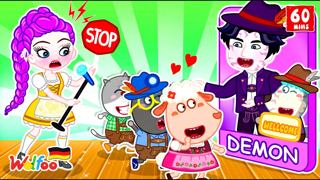 Wolfoo Geschichte 🐺 Angel Idol vs. Demon Idol! 😈😇 Lustiger Tanzbattle der K-Pop Dämonenjäger