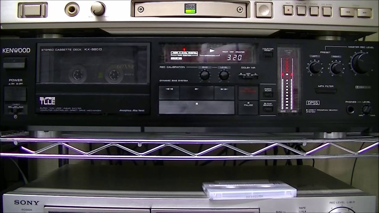 KENWOOD　カセットデッキ　KX-880Dで鳥の詩を再生