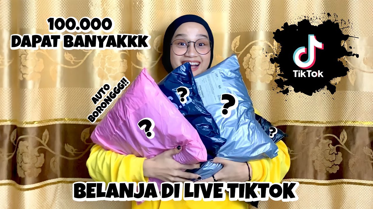 BELANJA DI LIVE TIKTOK LAGI!! INI PALING MANTULLL..
