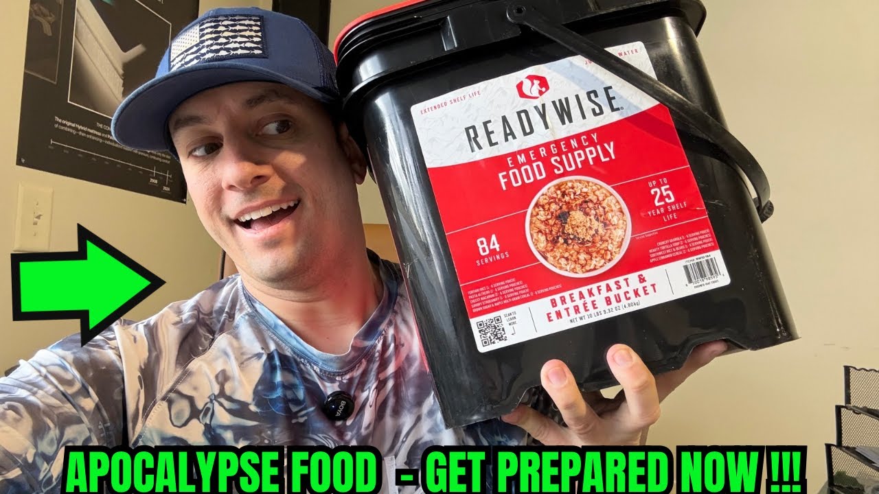 Prepare For the Apocalypse w/ Dehydrated & Freeze Dried Food From READYWISE! 25 Year Shelf Life!
