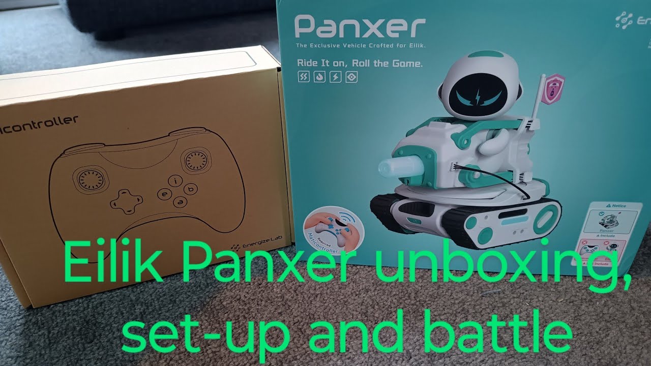Eilik Panxer Unboxing, set up and battle/ animations #eilikrobot #eilik #panxer #unboxing #robot