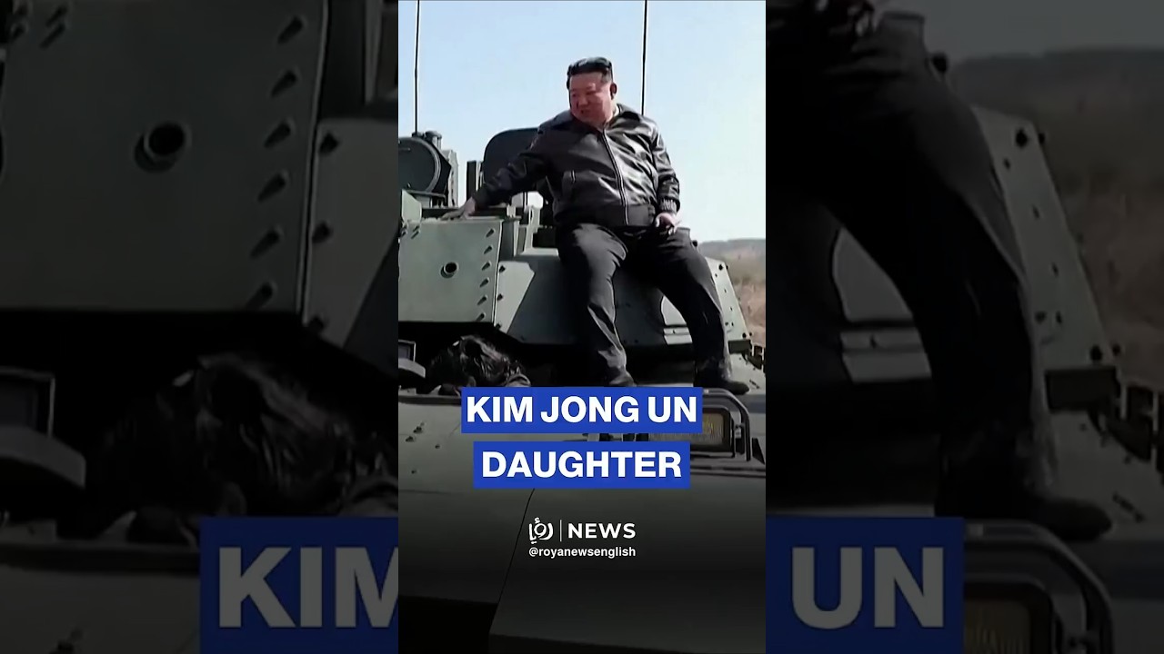 Kim Jong Un and daughter ride tank