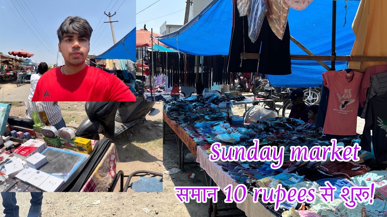 Today I went to the karnal sunday market||cheapest market of karnal ||(karnal Sunday market video)