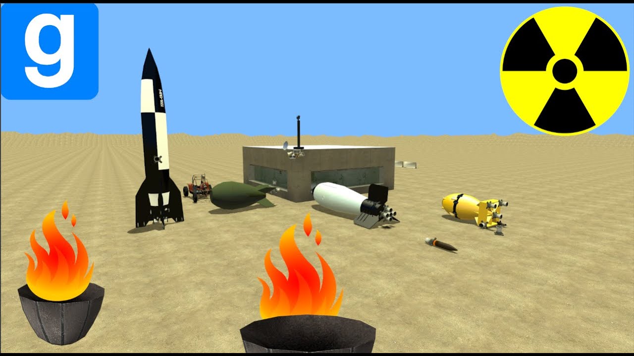 Gmod NUKE + trhuster (i'm dead bruh)