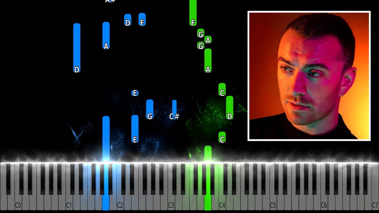 Sam Smith - I'm Not The Only One Piano Tutorial