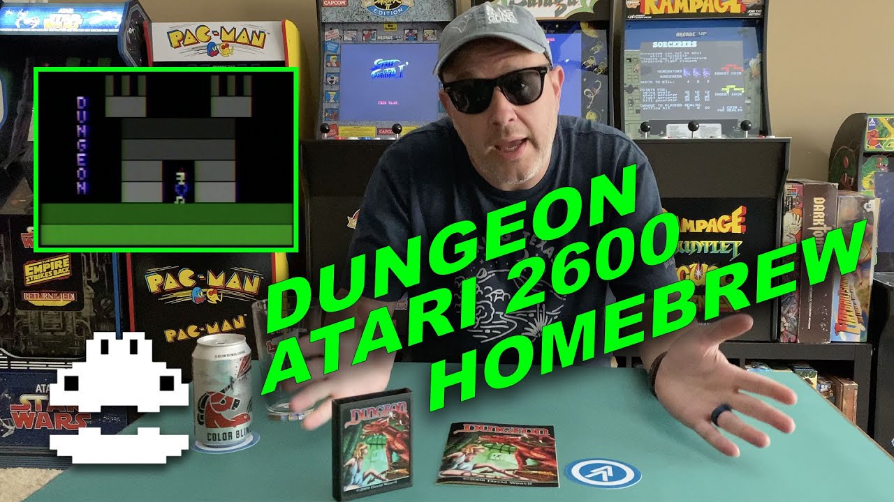 Dungeon - Atari 2600 Homebrew Gameplay and Review AND Why 