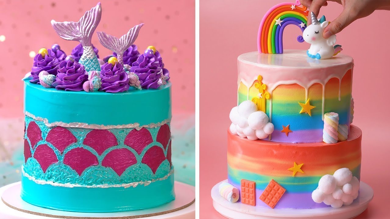 美しいケーキ | かわいいケーキを飾る方法 | とてもおいしいケーキのレシピ | How to Decorate a Pretty Cake