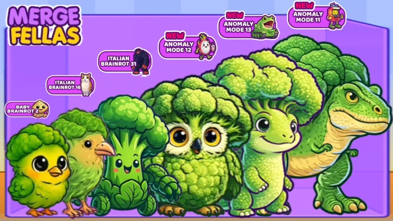 Anomaly Merge Fellas NEW BOSS + BOSS BRAINROT ⁉️ Anomaly 13,12,11 Brainrot 31,16, Baby2 - New Update