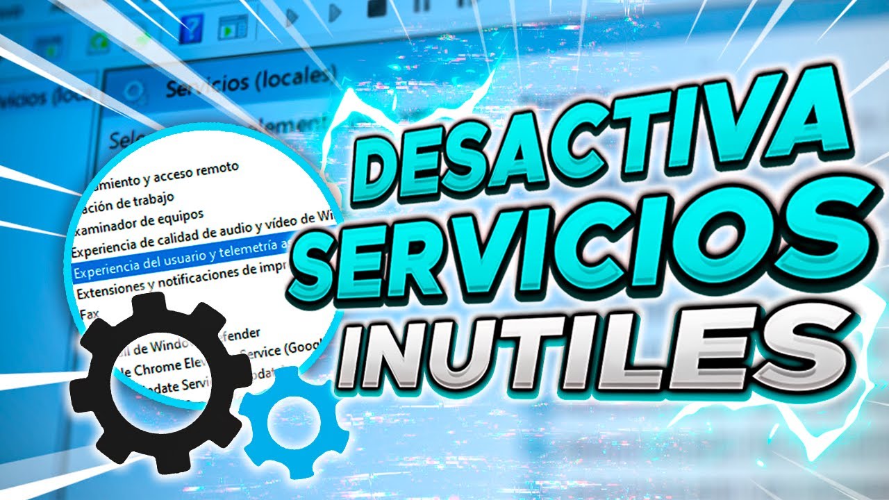 DESHABILITA ESTOS Servicios Innecesarios / Optimiza Windows 10 al 100% / MAXIMO Rendimiento