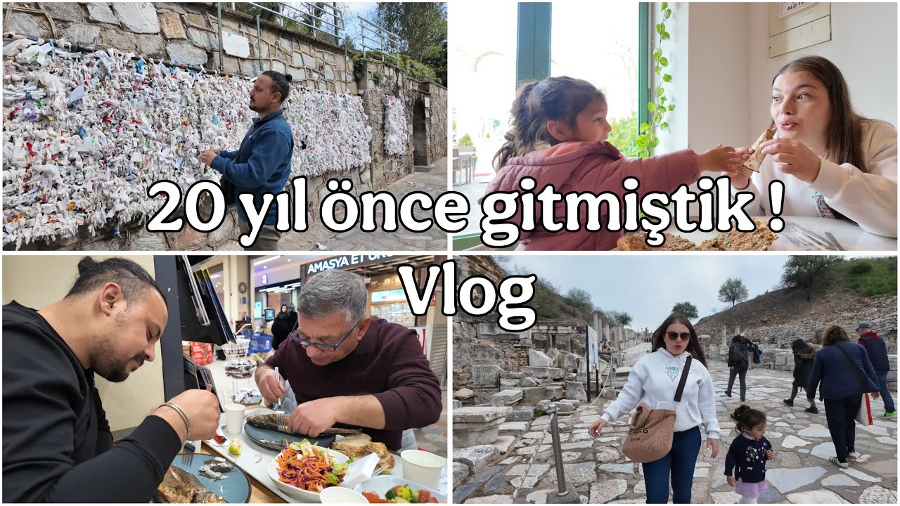Bir g&uuml;ne her şeyi sığdırdık ! Araba baktık, Kocamın dileği, Efes antik kent, balık g&uuml;n&uuml; vlog