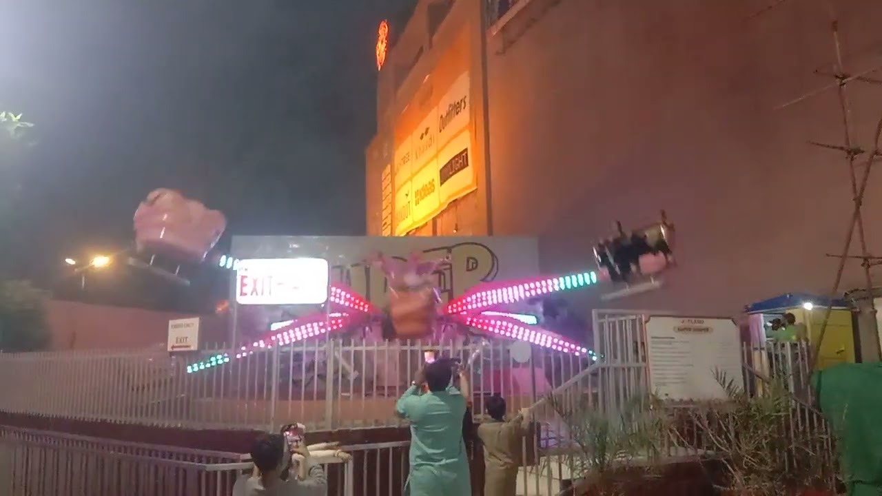 Super Jumper Ride in Joyland Lahore, Pakistan March 26 Sunday 2023 Ramadan Mubarak Khair ❤️ Very Yes