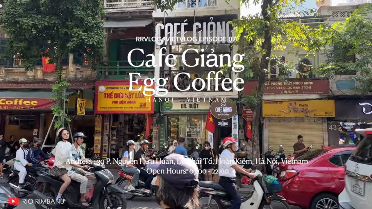 RRVIETVLOG#07 - CAFE GIANG EGG COFFEE | Hanoi | Vietnam 🇻🇳