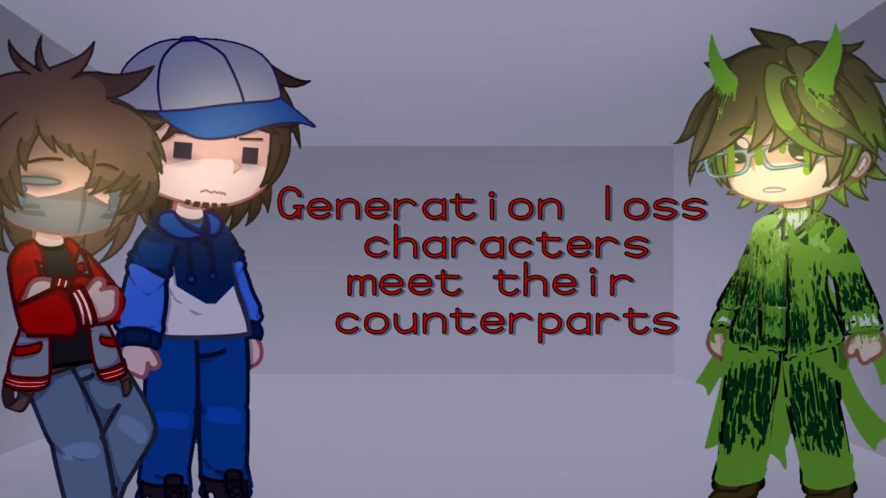 Genloss characters meet their counterparts  [Ft.Ranboo, Slimecicle and SneegSnag]