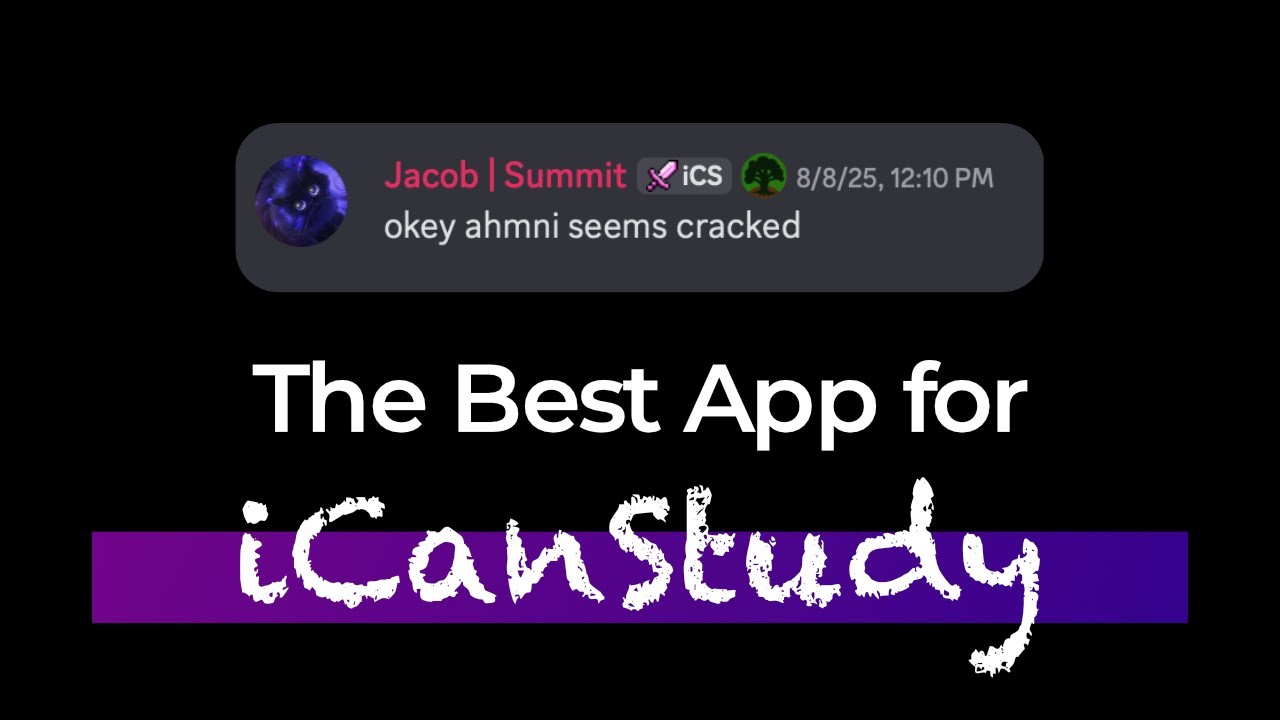 Why Ahmni is the best app for iCanStudy