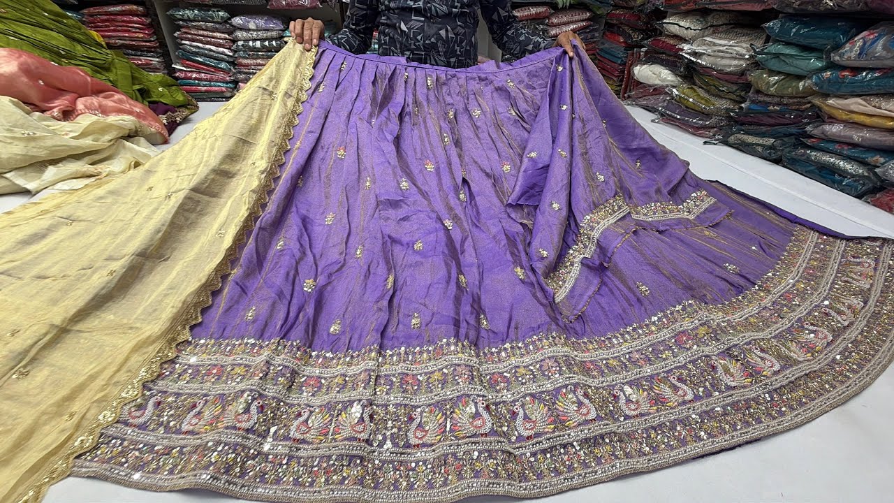 chickpet Bangalore wholesale designer lehangas || Single piece courier available 