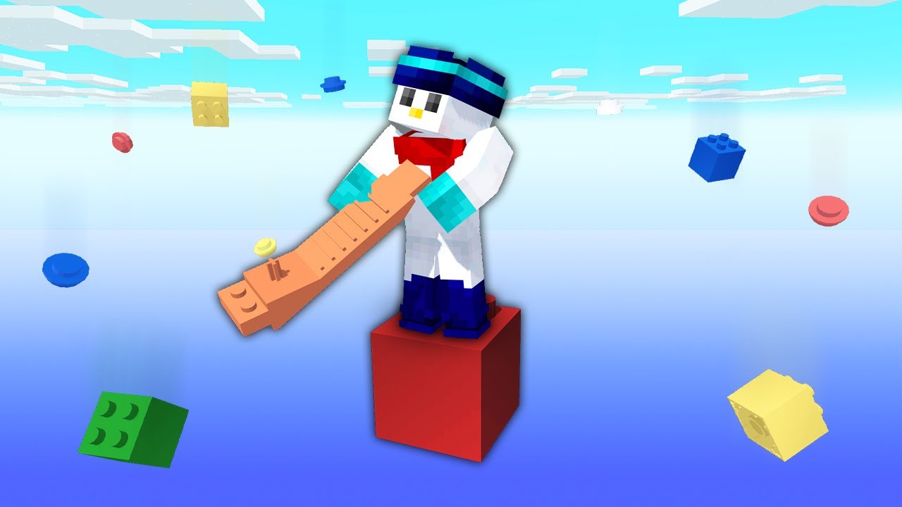 【マイクラ】1週間「レゴみたいな１ブロック」の世界でサバイバル生活してみた結果！？