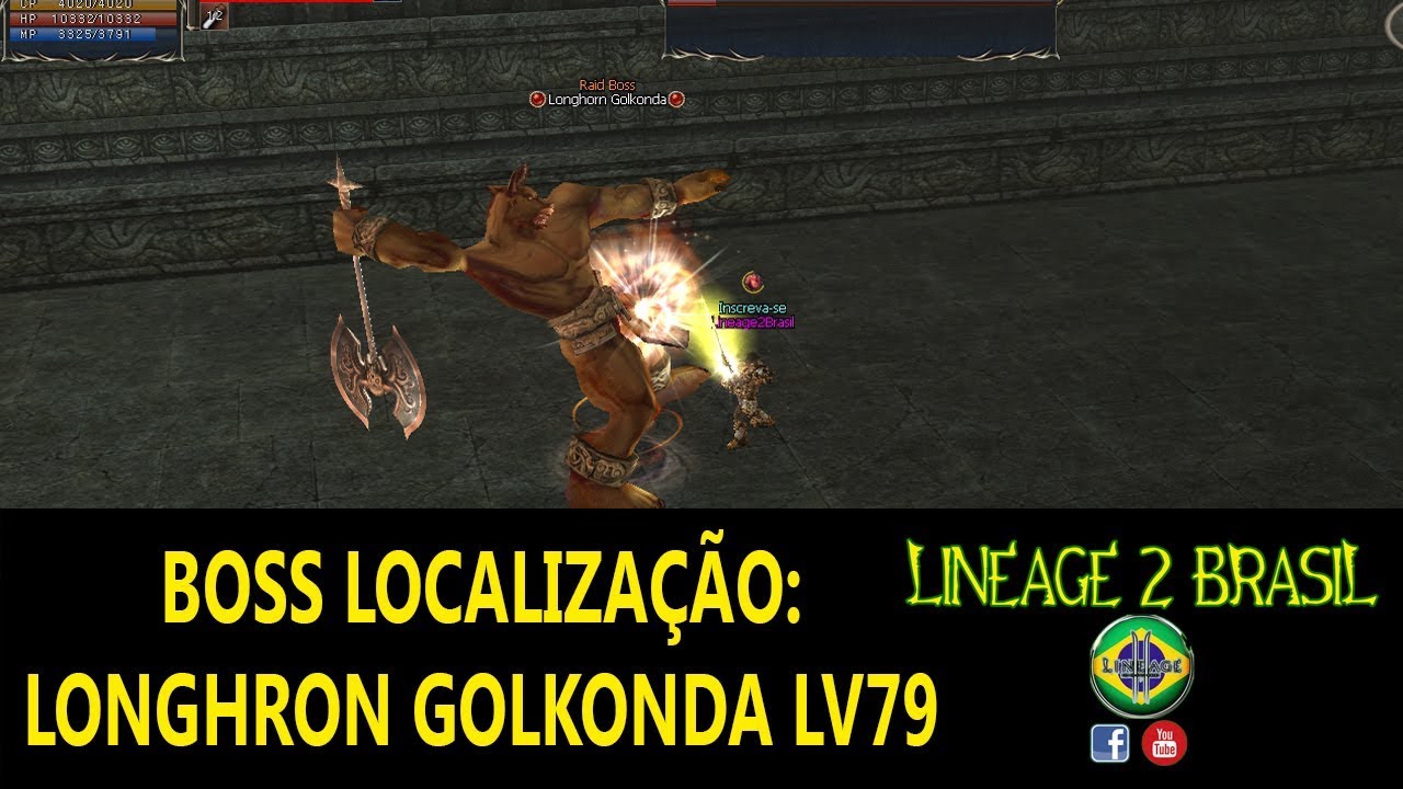 Localiza&ccedil;&atilde;o de Boss: Longhorn Golkonda lv 79 | LINEAGE 2 BRASIL
