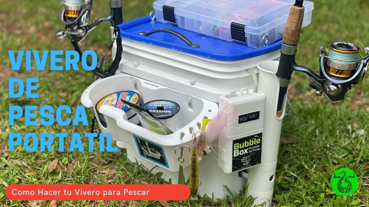 ✅Como Hacer VIVERO de Pesca con CUBETA y Accesorios de WALMART
