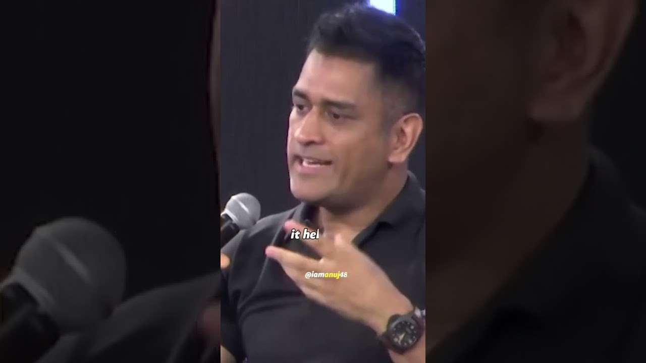 MS Dhoni: Be Honest with Yourself 💯 l Motivational Speech