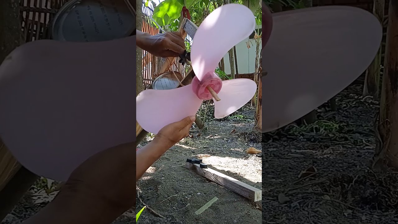 CARA MEMBUAT KIPAS ANGIN PENGUSIR BURUNG DI SAWAH,BURUNG LANGSUNG KABUR @petani