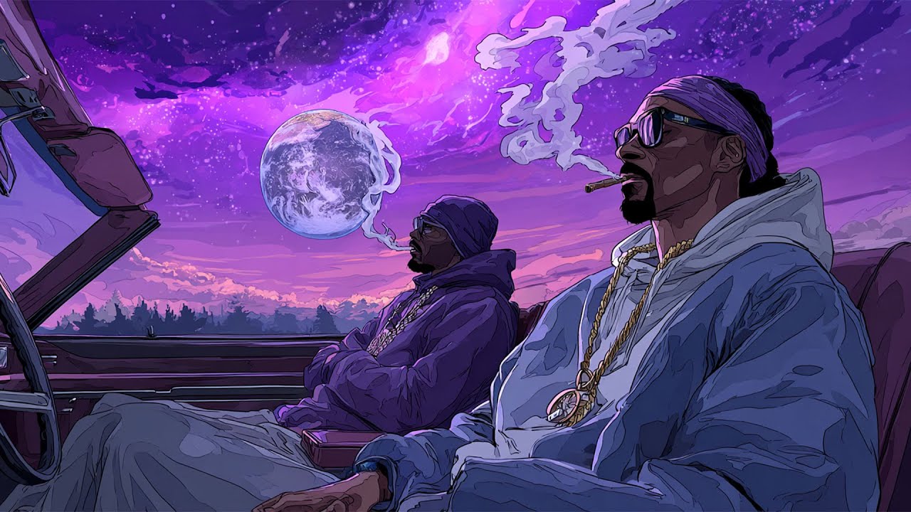 Drift Into Calm (Playlist) — 420 Chill Music | Bluesy Rap • Night Ride