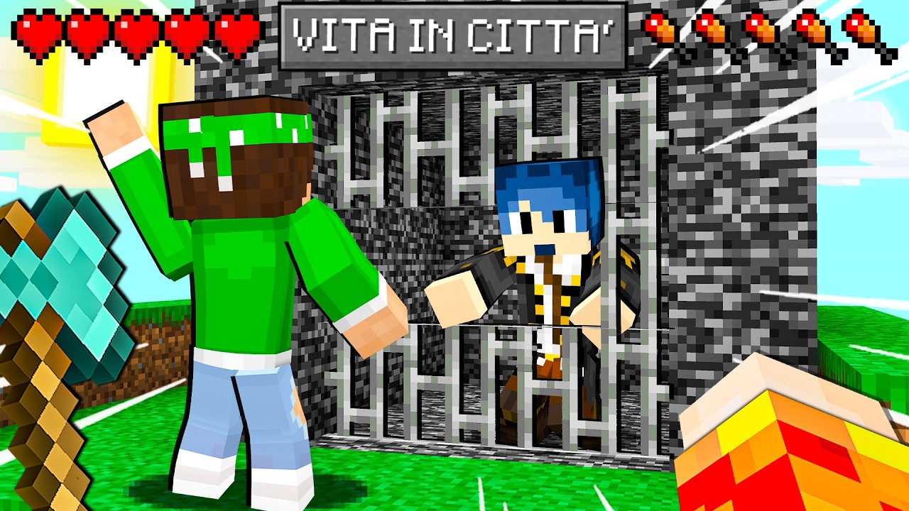 COSTRUISCO la PRIGIONE DI NICO! - VITA IN CITTA MINECRAFT ITA EP26