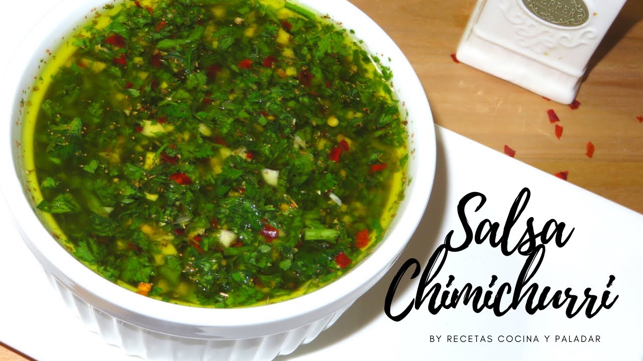 COMO HACER SALSA CHIMICHURRI -ARGENTINA para Asados, Ensaladas, Marinados etc!