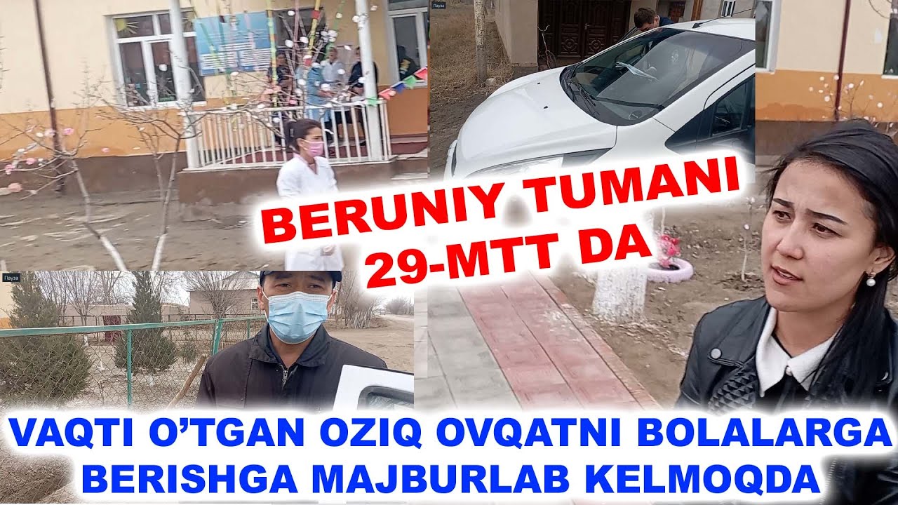 BERUNIY 29-MTT DA VAQTI O'TGAN OZIQ-OVQATLARNI BOLALARGA BERSIHGA MAJBURLAB KELMOQDA!