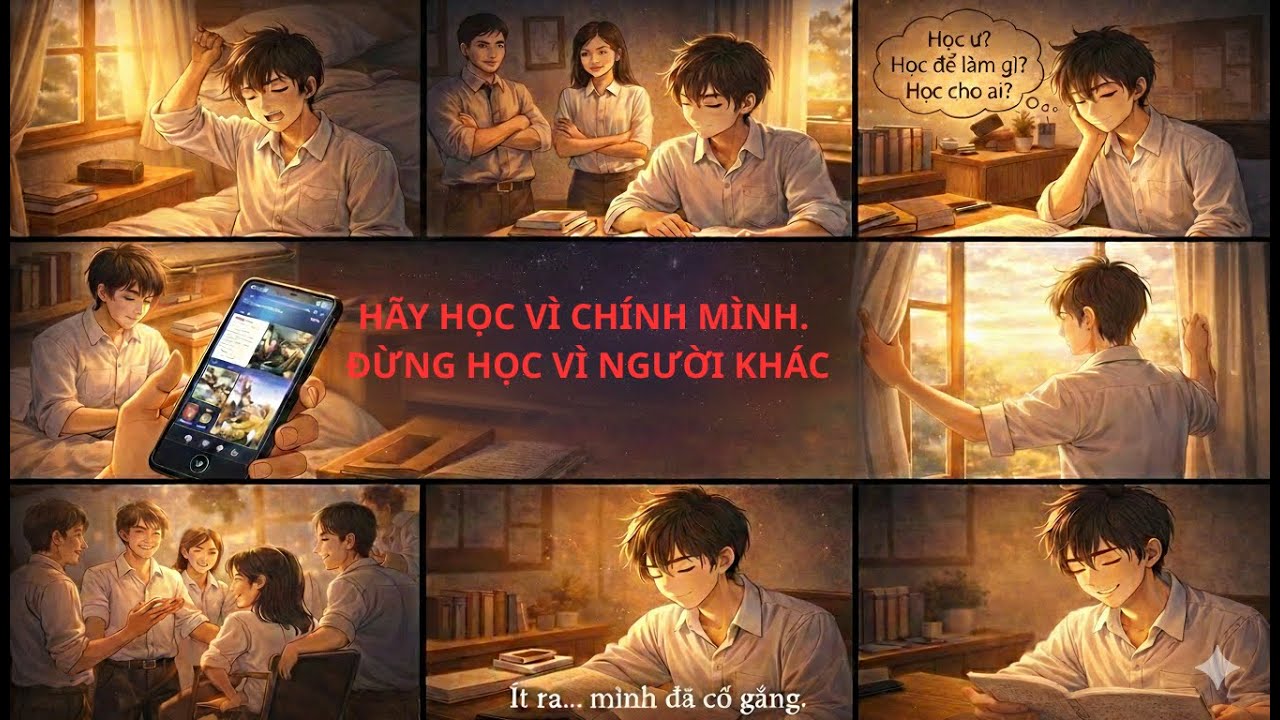 HÃY HỌC VÌ CHÍNH MÌNH-ĐỪNG HỌC VÌ NGƯỜI KHÁC !
